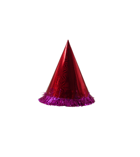כובע ליצן מנצנץ מגוון צבעים 20 ס