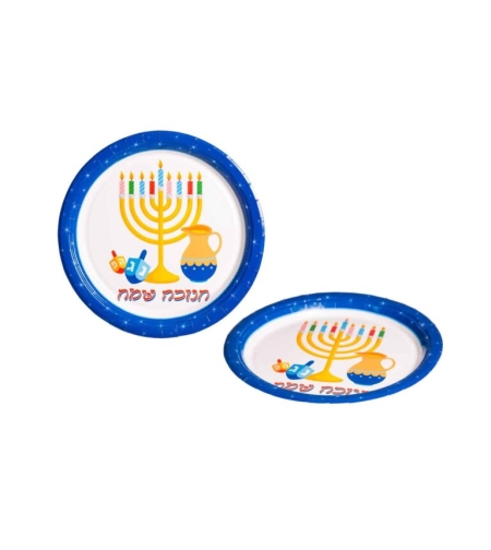 חב' 10 צלחות נייר ק.כ.18 ס