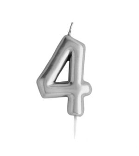 נר מספר כסף מבריק , ספרה 4