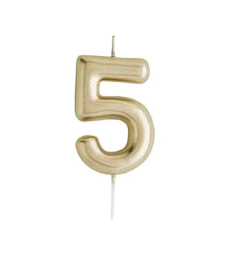 נר מספר זהב מבריק , ספרה 5