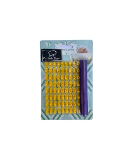 007A - חותכנים מיני באנגלית לבצק סוכר 0.5 0מ