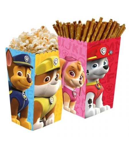 קופסאות פופקורן וחטיפים 6יח-מפרץ ההרפתקאות