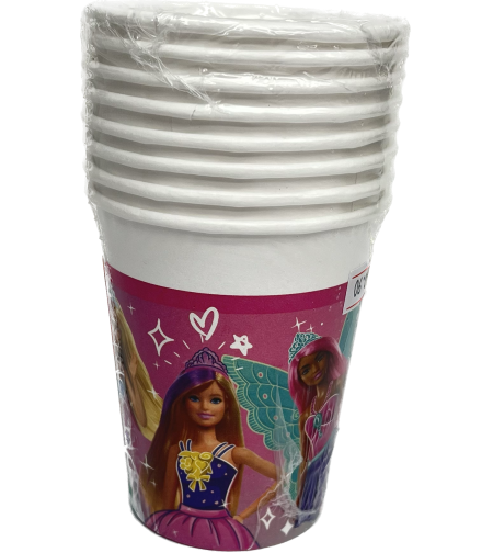 כוס סט ברבי 8 יח'