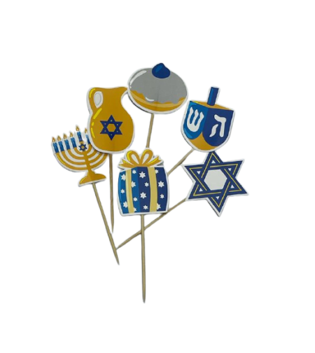 קישוטים לעוגה קיסם גבוה