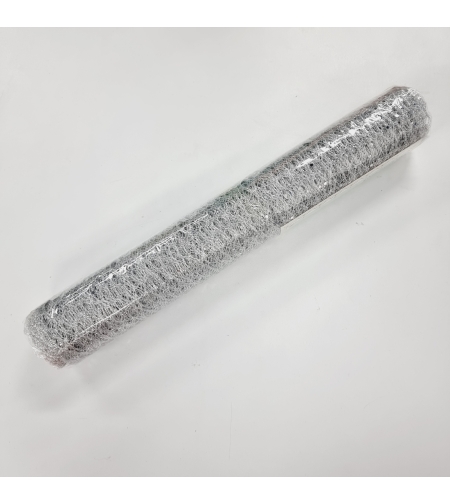 רנר אורגנזה כסף מבריק דגם רשת חדש- כ 3 יארד* 36 ס'מ