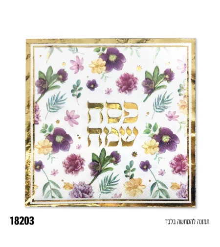 מפית פסח שמח - 33*33 ס