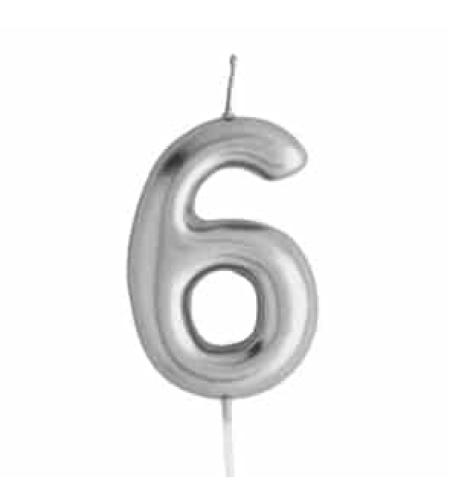 נר מספר כסף מבריק , ספרה 6