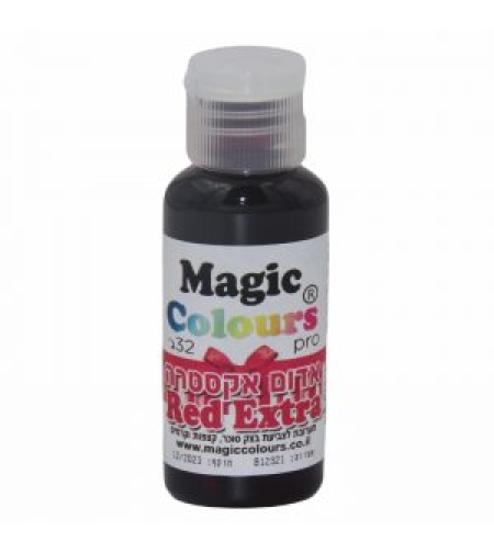 צבע ג'ל מחוזק - אדום אקסטרה Magic Colours
