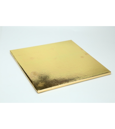 115G - תחתית לעוגה ריבוע זהב 1 0'מ 34*34