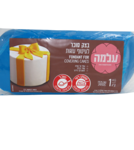 בצק סוכר 1 קילו צבע כחול