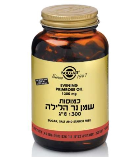 סולגאר - שמן נר הלילה 30 טבליות Evening Primrose Oil