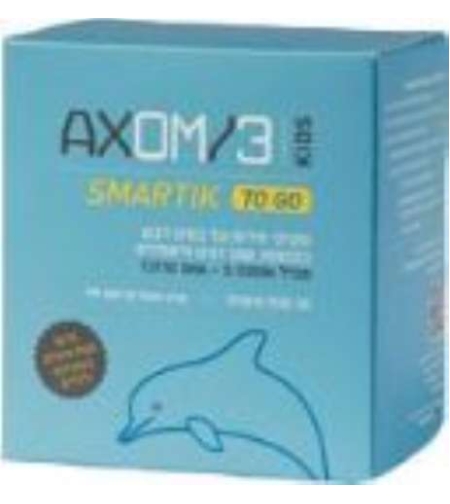 אקסום 3 To Go - שקיקי סירופ DHA לילדים Axom3 Smartik