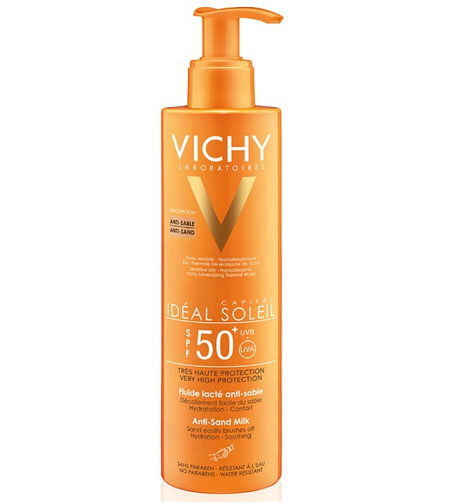 וישי - אידיאל סוליי תחליב הגנה דוחה חול Vichy Ideal Soleil Anti-Sand Milk