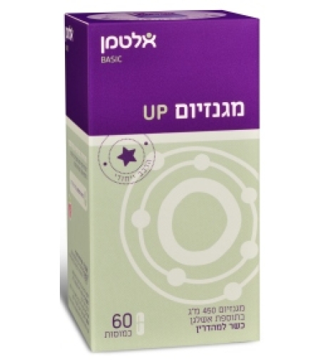 מגנזיום UP אלטמן - תוסף מגנזיום בתוספת אשלגן