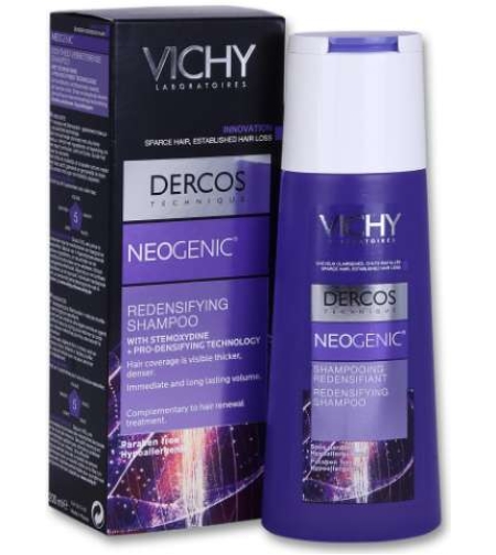 וישי דרקוס נאוג'ניק שמפו לשיער דליל Dercos Shampoo