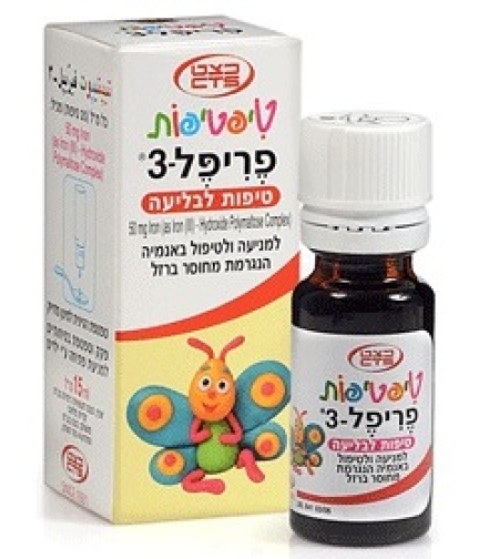 כצט - טיפטיפות פריפל-3 Tiptipot Ferripel-3