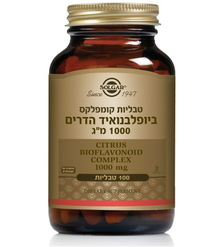 סולגאר - ביופלבונואיד הדרים קומפלקס Solgar Citrus Bioflavonoid Complex 1000 mg