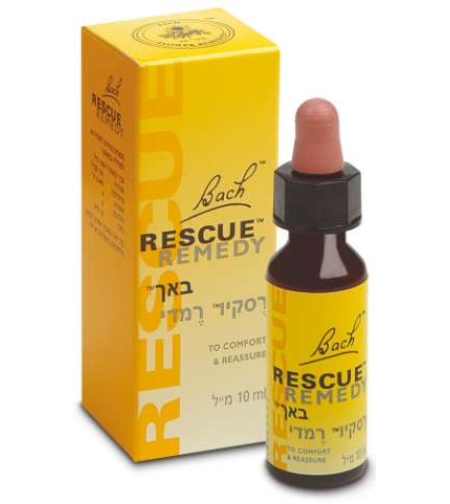 רסקיו רמדי טיפות - תמציות פרחי באך Rescue Remedy