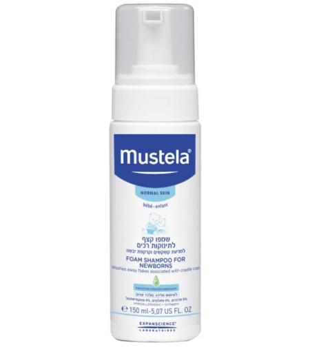 מוסטלה - שמפו קצף לתינוקות רכים Mustela Foam Shampoo for Newborns