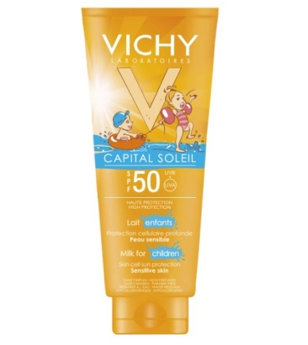 וישי - אידיאל סוליי קרם לילדים Vichy Ideal Soleil SPF50+ Milk for Children