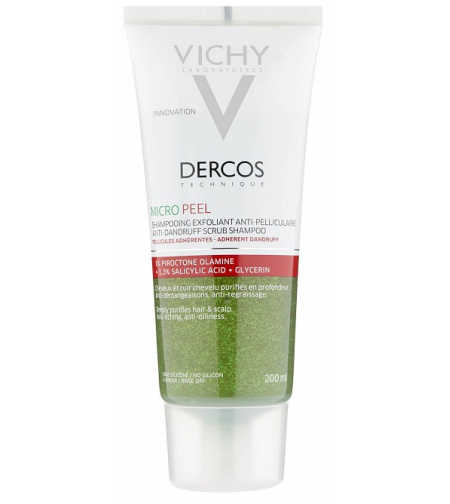 וישי - דרקוס שמפו פילינג נגד קשקשים Vichy Dercos Micro Peel