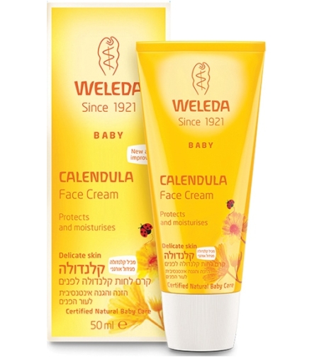 וולדה - קרם לחות קלנדולה בייבי לפנים Weleda Calendula Face Cream
