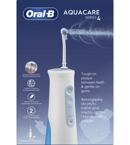 אורל בי - סילון מים דנטלי נטען ונייד | Oral B Aquacare 4