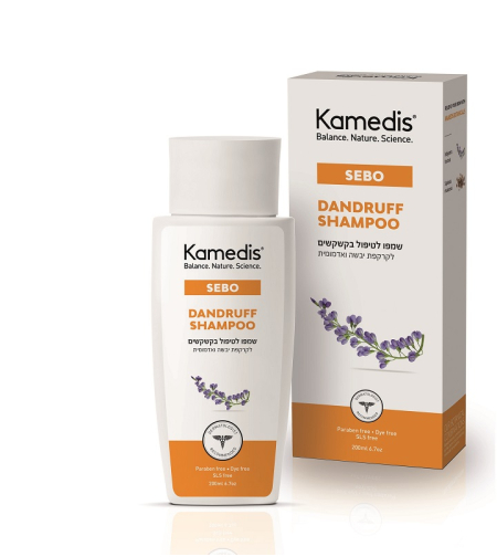 קמדיס סבו שמפו לקשקשים Kamedis Dandruff Shampoo