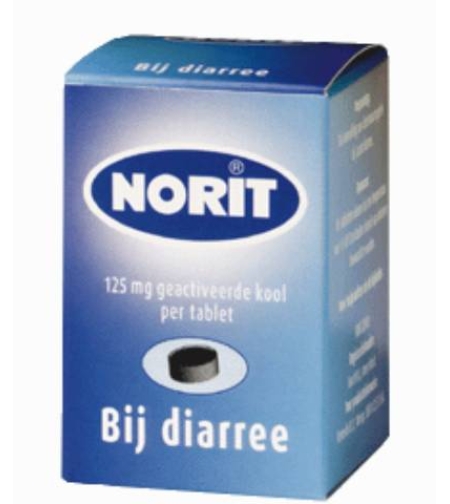 נוריט - טבליות פחם פעיל לגזים Norit