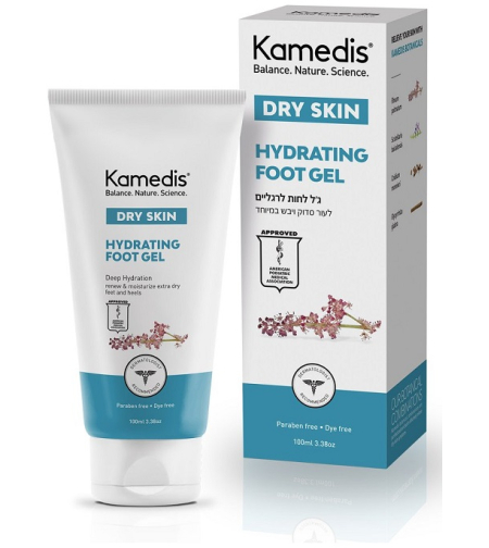 קמדיס ג'ל לחות לרגליים Kamedis Dry Skin Foot Gel