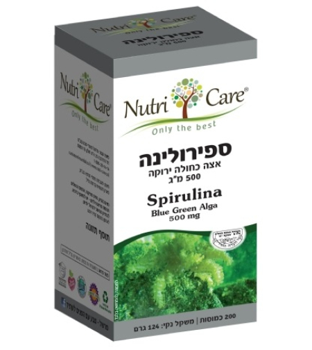 נוטרי קר - ספירולינה Nutri Care Spirulina