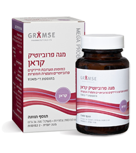 מגה פרוביוטיק קראן Mega Probiotics Cran