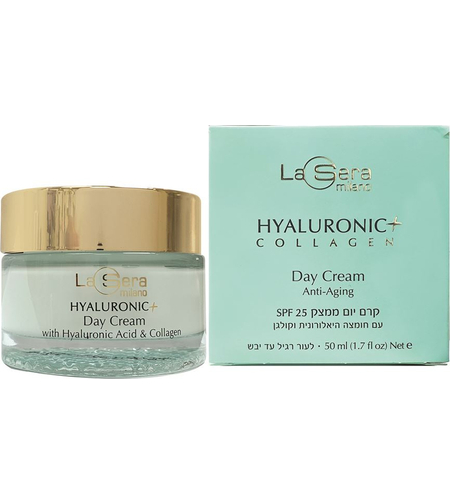 לה סרה מילאנו Hyaluronic+ קרם יום ממצק SPF 25 לעור רגיל עד יבש