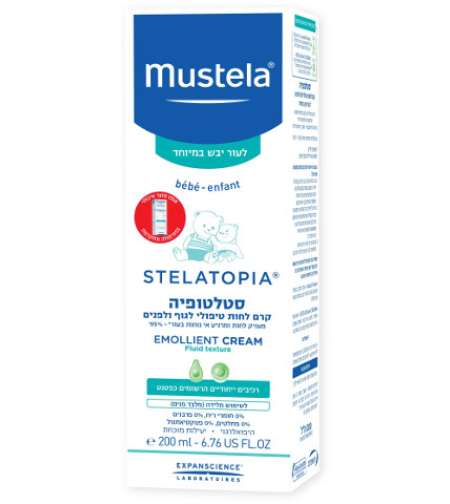 מוסטלה - סטלטופיה קרם לחות טיפולי Mustela Stelatopia Emollient Cream