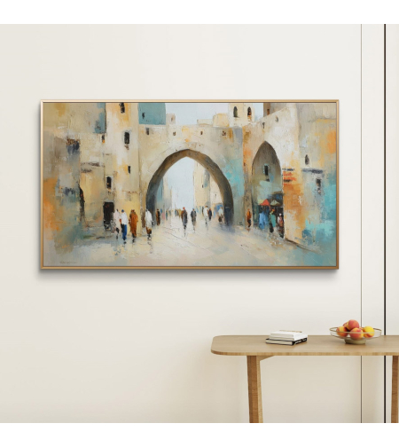 תמונה קנבס או זכוכית יהדות ויודאיקה דגם 1016-סמטה ירושלים
