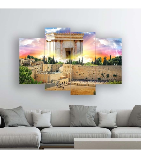 תמונה קנבס מחולקת דגם 1083