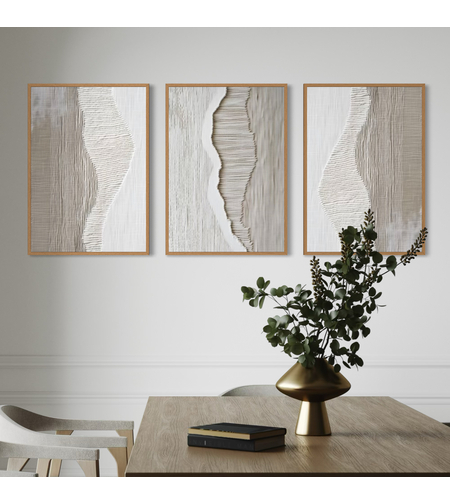 סט שלישיית תמונות קנבס או זכוכית דגם 1169