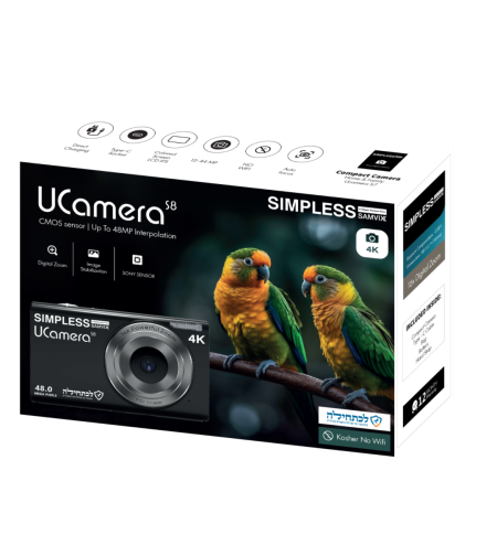 מצלמה דיגיטלית סאמויקס יו קאמרה SAMVIX UCamera S8 - יבואן רשמי