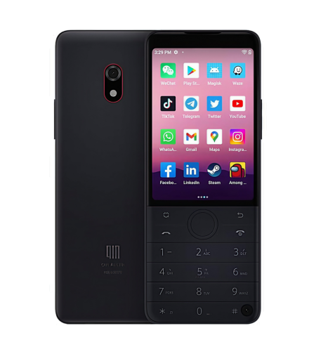 טלפון חצי טאצ' תומך סים כשר שיאומי Xiaomi Duoqin F22 PRO 64GB ROM 4GB RAM שחור - כולל מגן ובחירת גרסה!