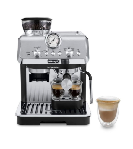 מכונת קפה אספרסו ידנית ד'לונגי De'Longhi Specialista Arte EC9155.MB - שנתיים אחריות VIP יבואן רשמי!
