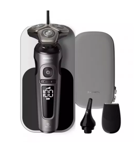 מכונת גילוח עם מטען אלחוטי פיליפס Philips SP9872/15 - תוצרת הולנד! יבואן רשמי!
