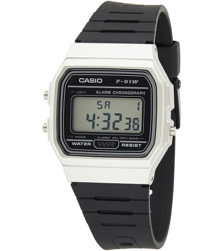 שעון יד דיגיטלי קסיו CASIO F-91WM-7ADF כסוף