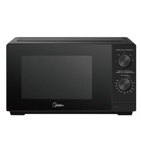מיקרוגל מכני בנפח 20 ליטר מידאה Midea Microwave Oven MM7P012MZ - יבואן רשמי 5 שנות אחריות - צבע שחור