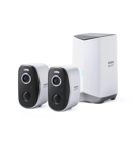 זוג מצלמות חוץ אלחוטיות נטענות בזוס Baseus Security N1 + Outdoor Camera 2K 2Cam Kit - יבואן רשמי!