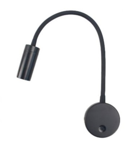 מנורת קיר לשבת צילינדר ללא כבל אומגה OMEGA OM-SHAB-WL-CCT - שנתיים אחריות יבואן רשמי - צבע שחור