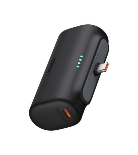 מטען נייד סוללת גיבוי עם טעינה מהירה בזוס Compact Power Bank Type-C 5000mAh 20W PD  - יבואן רשמי!