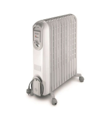 רדיאטור 12 צלעות ד'לונגי ונטו De'Longhi VENTO V551225- יבואן רשמי 7 שנות אחריות!