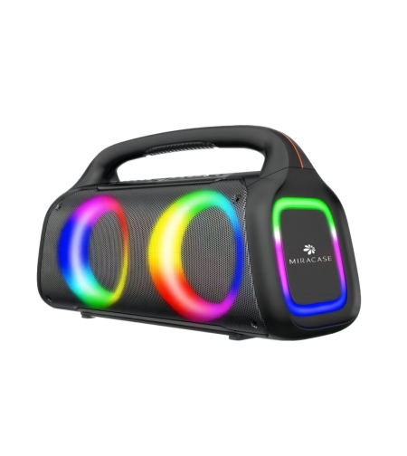 רמקול בידורית קריוקי 80W + מיקרופון אלחוטי MIRACASE PORTABLE PARTY BOX MKS20 - יבואן רשמי!