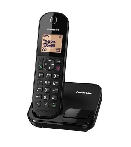 טלפון אלחוטי פנסוניק Panasonic KX-TGC410 - שנתיים אחריות יבואן רשמי - צבע שחור