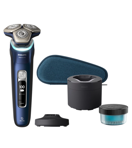 מכונת גילוח כולל מתקן שטיפה סדרה 9000 פיליפס PHILIPS Limited Edition 9000 Series S9980/54 - מהדורה מוגבלת - שנתיים אחריות יבואן רשמי